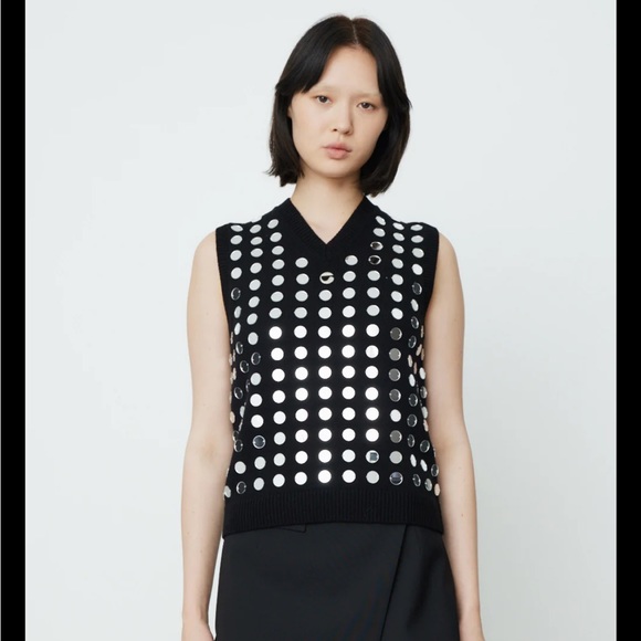 NEW Coperni mirror wool sweater vest